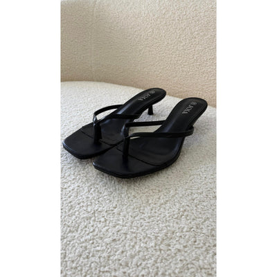 Sandales talons noir