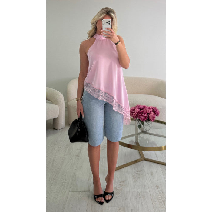 Bermuda denim bleu