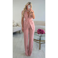 Blazer cintré old pink sans manches