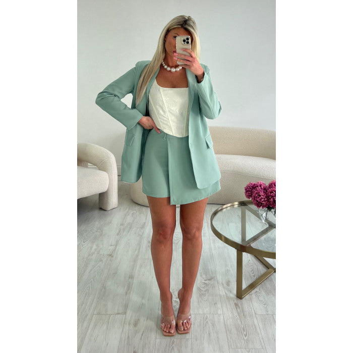 Blazer classy vert d'eau