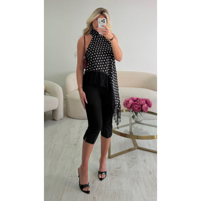 Capri noir épais