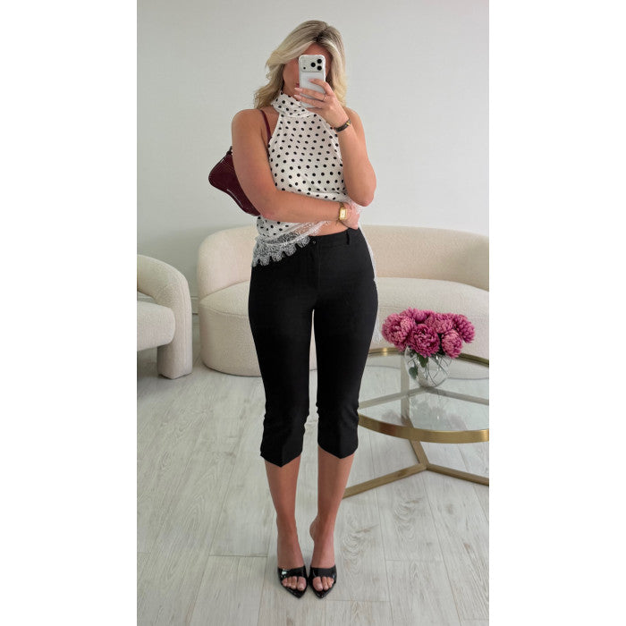 Capri noir épais