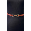 Ceinture fine camel