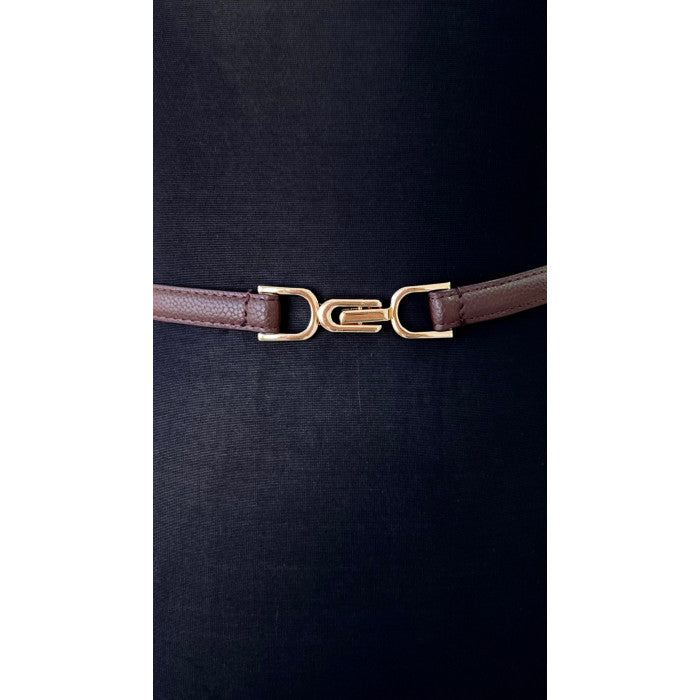 Ceinture fine choco
