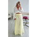 Chemise noeud blanche