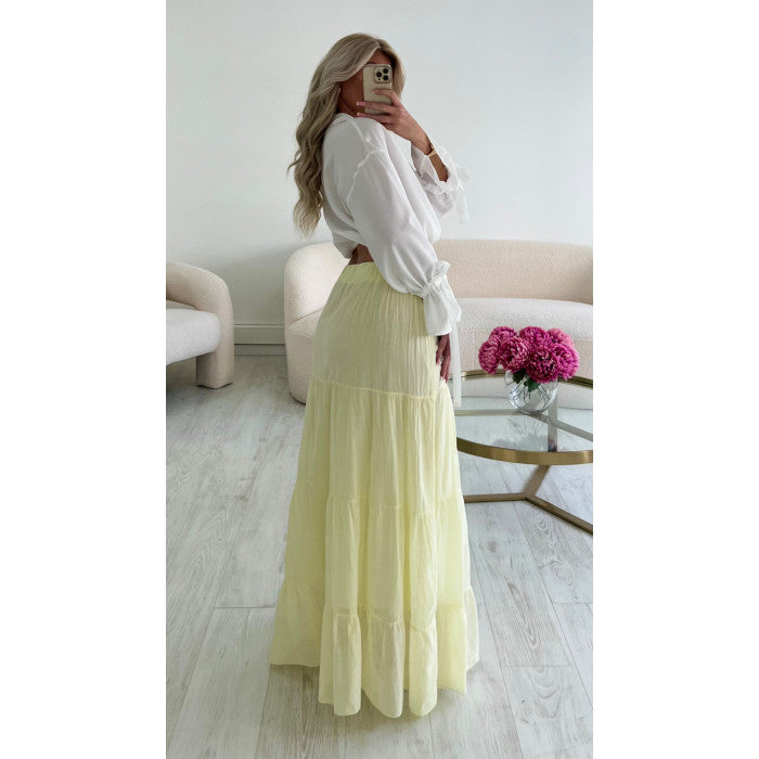 Chemise noeud blanche
