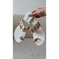 Claquettes blanche