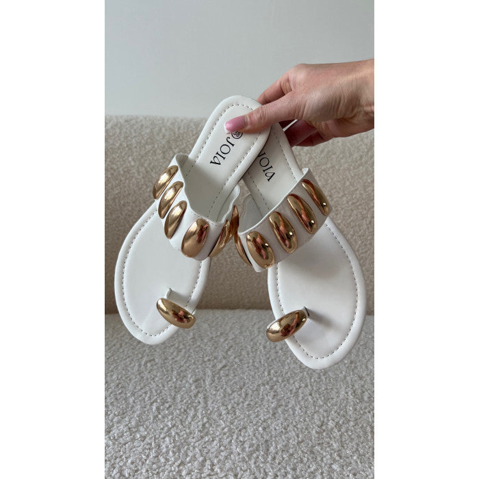 Claquettes blanche