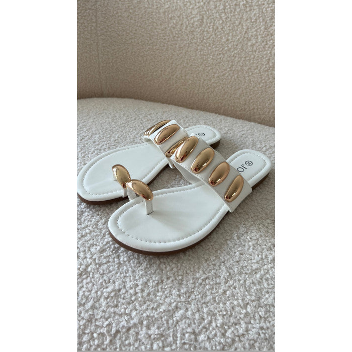 Claquettes blanche