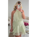 Combishort mousseline sauge