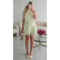 Combishort mousseline sauge