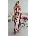 Ensemble crochet prune/rose standard