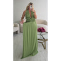Ensemble jupe longue vert