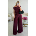 Ensemble palazzo fluide plum