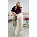 Foulard motifs plum