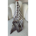 Foulard pois taupe
