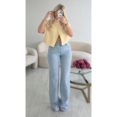 Jeans extra extra long bleu clair