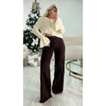 Jeans extra extra long chocolat