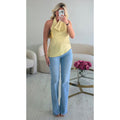 Jeans extra long bleu clair