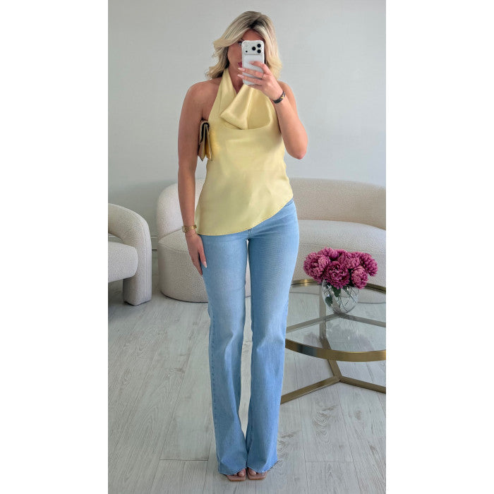 Jeans extra long bleu clair