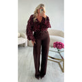 Jeans extra long chocolat