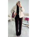 Jeans extra long chocolat