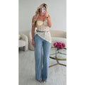 Jeans foulard crochet