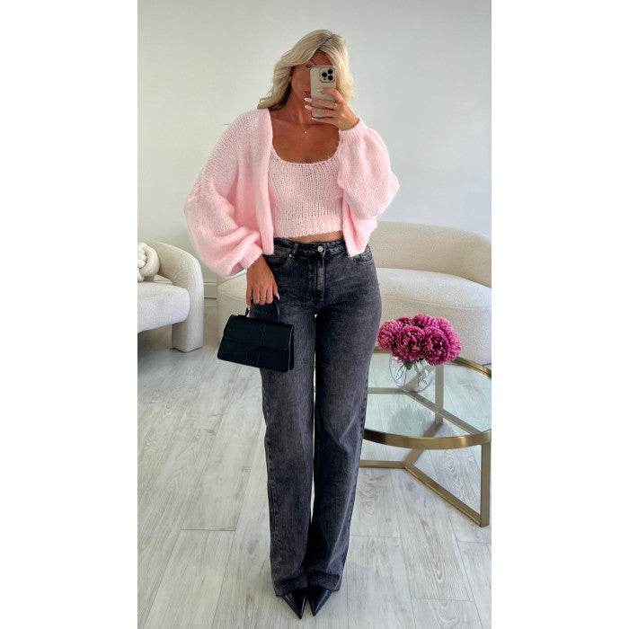 jeans pour les grandes gris