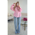 Jeans extra long wide bleu classique