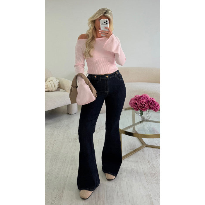 Jeans flare standard brut