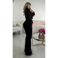 Jeans flare standard noir