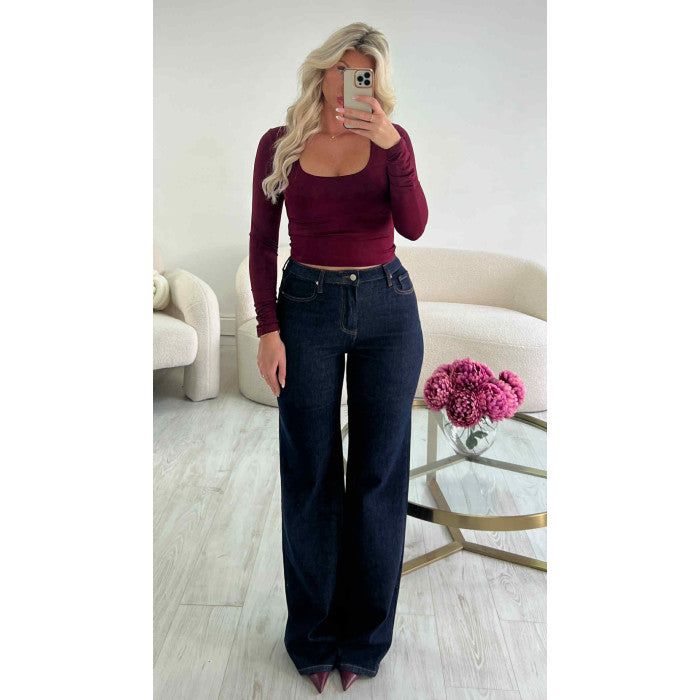 Jeans inclusif extra long brut