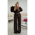 Jogging loose extra extra long choco
