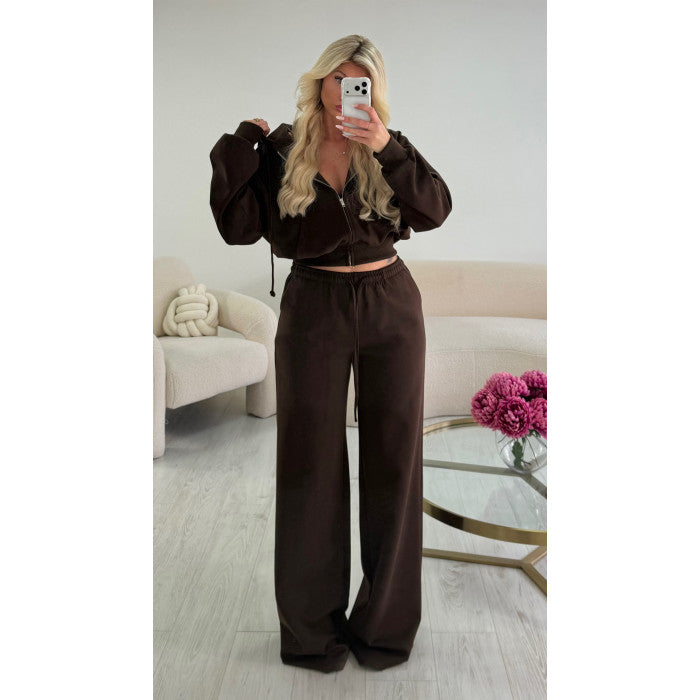 Jogging loose extra extra long choco