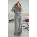 Jogging loose extra extra long gris