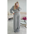 Jogging loose extra extra long gris