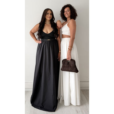 Jupe longue TALL coton blanche