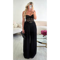 Palazzo noir ceinture standard