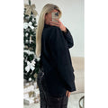 Pantalon extra long sequins semi transparent short