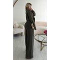 Pantalon lin kaki tall
