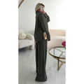 Pantalon lin kaki tall