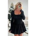 Robe classy ballon noir