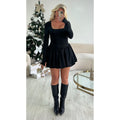 Robe classy ballon noir