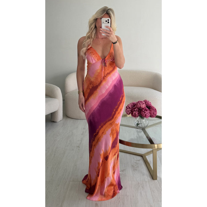 Robe longue colors