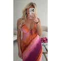 Robe longue colors