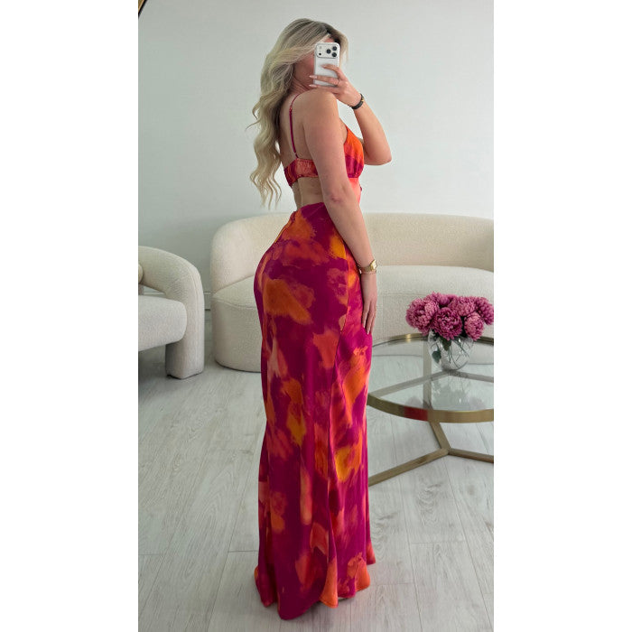 Robe longue colors