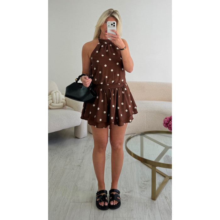 Robe pois choco