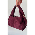 Sac inspi P burgandy daim