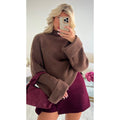 Sac inspi P burgandy daim