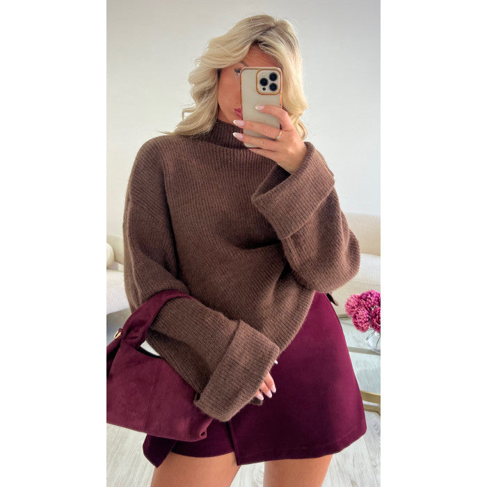 Sac inspi P burgandy daim